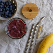 ZeroWasteStore.com Bamboo Mason Jar Lid Drinkware