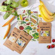 ZeroWasteStore.com Beeswax Wraps – Plastic-Free Food Storage Food Wraps