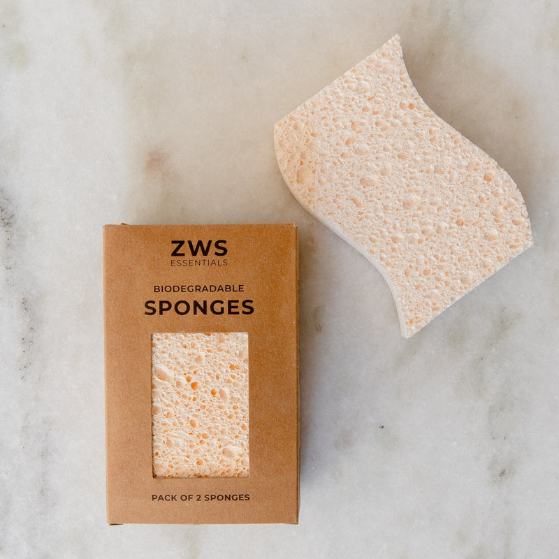 ZeroWasteStore.com Cellulose Kitchen Sponges Household Cleaning Supplies