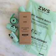 ZeroWasteStore.com Compostable Pet Waste Bags Pet Waste Bags