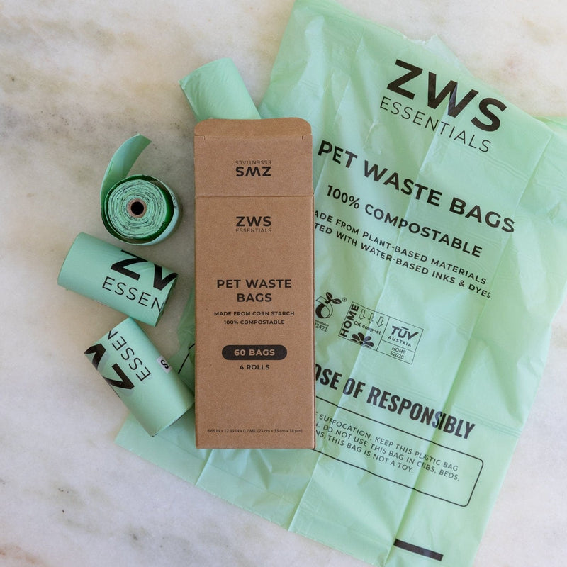 ZeroWasteStore.com Compostable Pet Waste Bags Pet Waste Bags