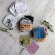 ZeroWasteStore.com Reusable Cotton Rounds facial rounds