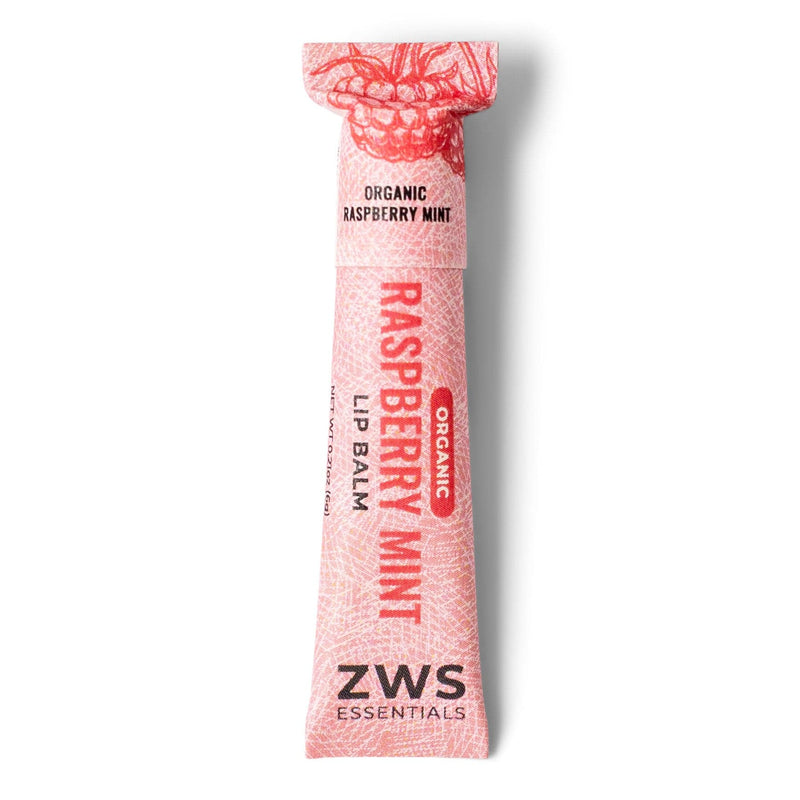 ZeroWasteStore.com All Natural Lip Balm White Smoke Organic Raspberry Mint