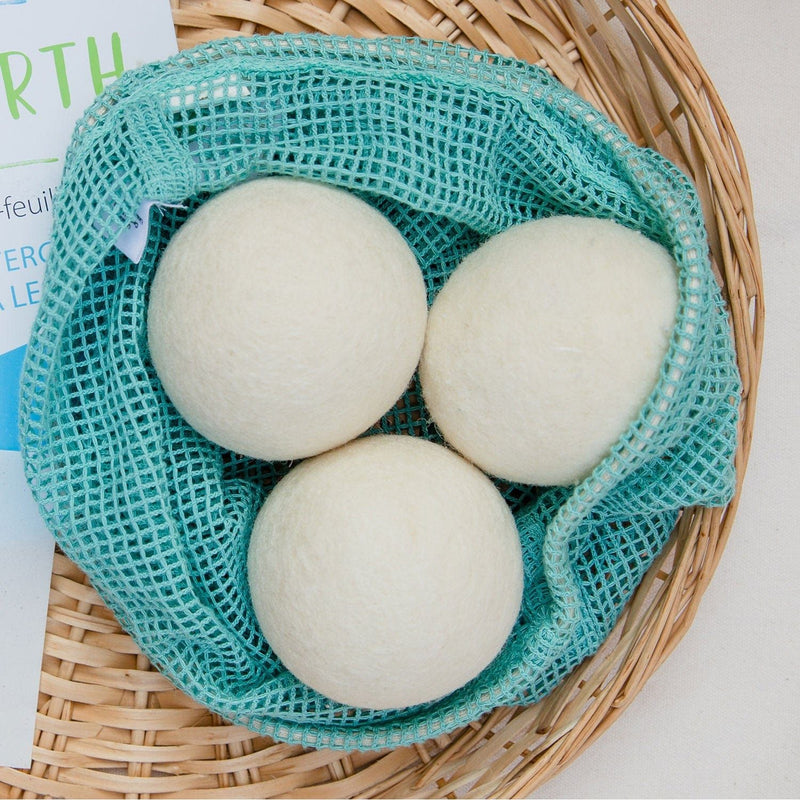 ZeroWasteStore.com Reusable Wool Dryer Ball Laundry Balls