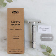 ZeroWasteStore.com Zero Waste Safety Razor - Sustainable Razor - Single Blade, 10 Free Blades Razors & Razor Blades