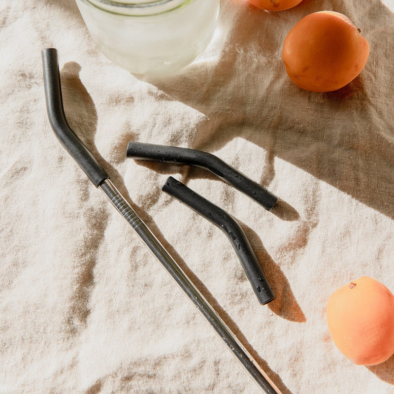 ZeroWasteStore.com Silicone Straw Tip Pack Drinking Straws & Stirrers