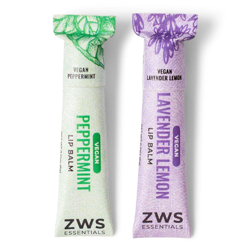 ZeroWasteStore.com All Natural Lip Balm White Smoke Vegan Duo