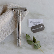 ZeroWasteStore.com Zero Waste Safety Razor - Sustainable Razor - Single Blade, 10 Free Blades Razors & Razor Blades