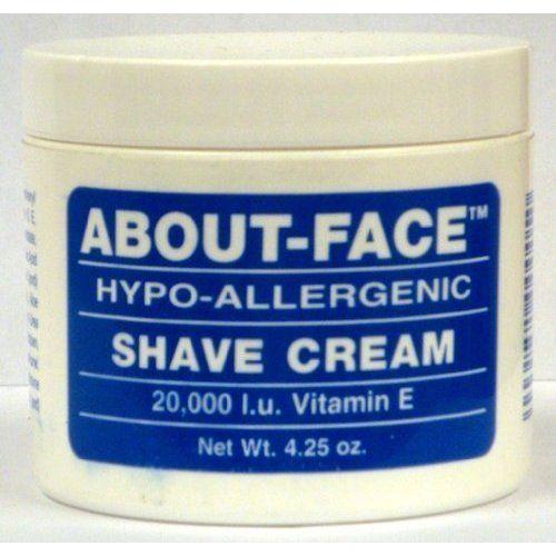 About Face Hypo Allergenic Shave Cream 4.25 Oz