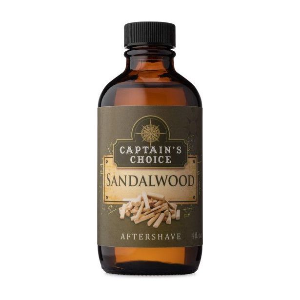Captain's Choice Sandalwood Aftershave 4 Oz