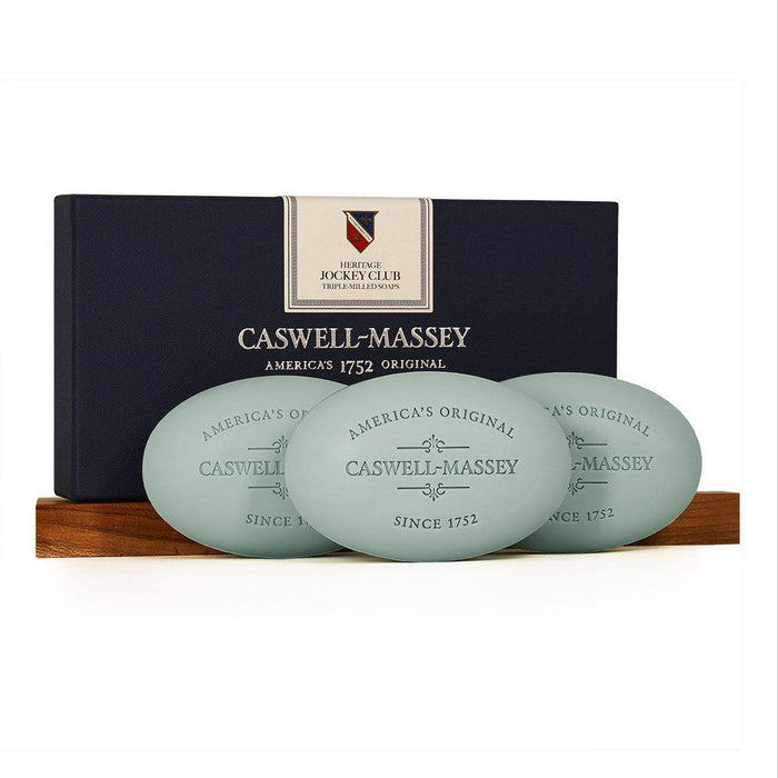 Caswell-Massey Jockey Club Bath Soap Box of Three 5.8oz ea bar