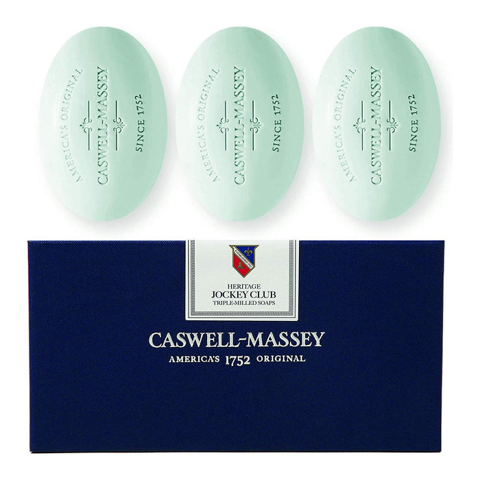 Caswell Massey:Heritage Jockey Club Three-Soap Set 3-5.8 oz/164 gr