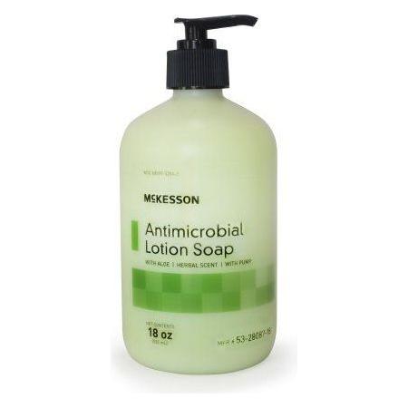 McKesson McKesson Antimicrobial Lotion Soap With Aloe 18 oz Antimicrobial Lotion Soap