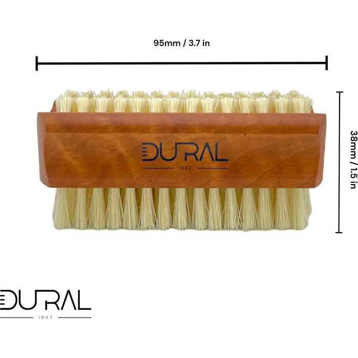 Dural Pear wood hand & nails brush with pure natural bristles - 4/6 rows