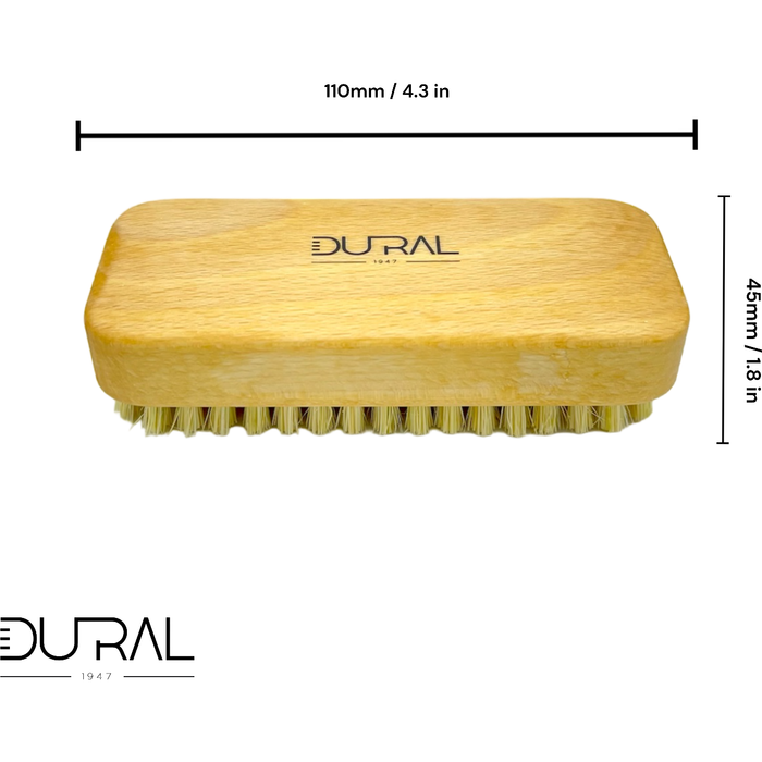Dural Beech wood craftsman hand & nails brush - 7 rows