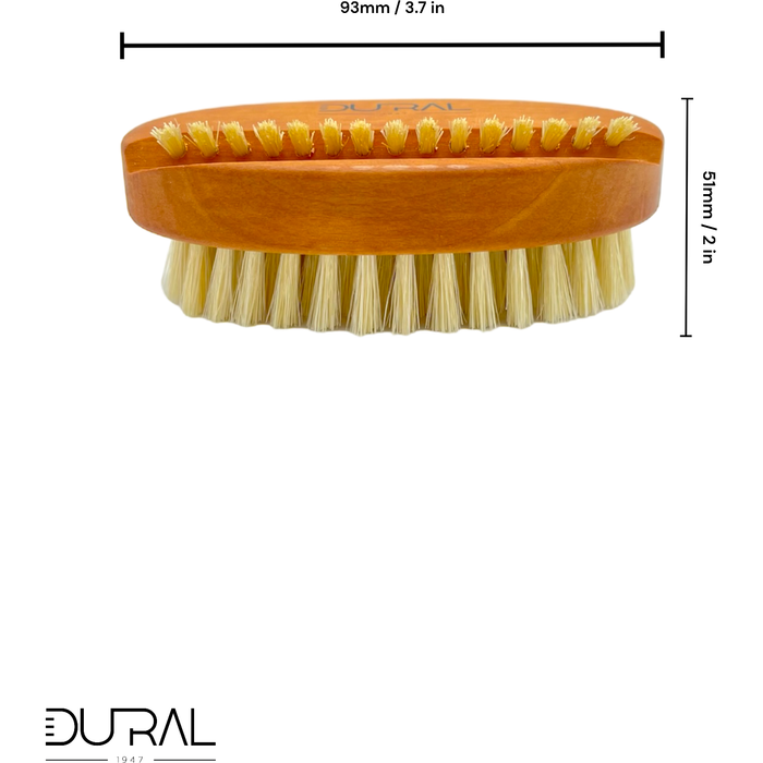 Dural Pear wood hand & nail brush with pure light natural bristles