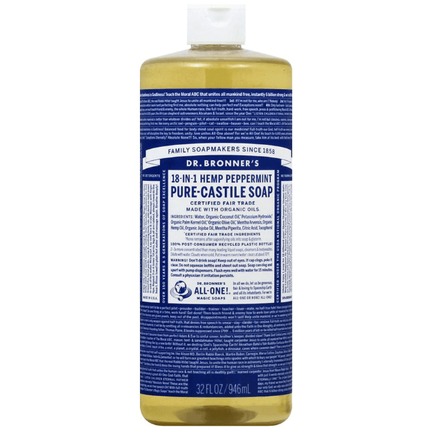 Dr. Bronner's Dr. Bronner's Organic Pure Castile Liquid Soap Peppermint 32 fl oz Liquid Soap