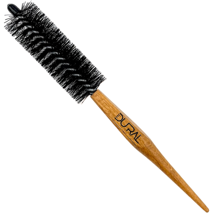 Dural Beech wood curling hair brush with mixed bristles