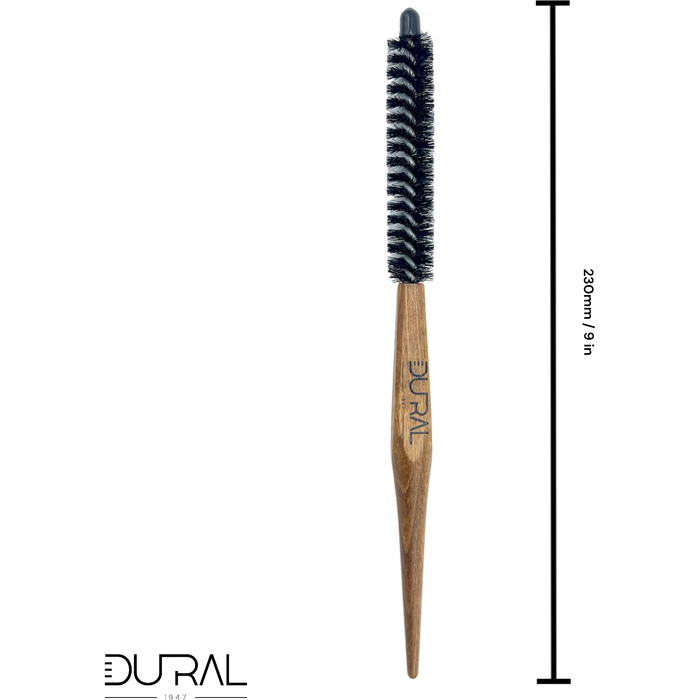Dural Beech wood curling hair brush with boar bristles