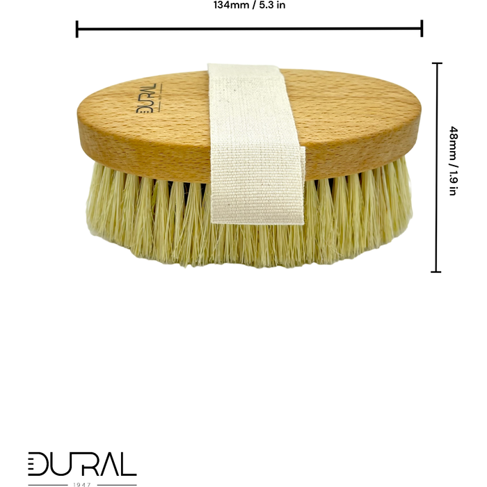Dural Beech wood massage brush with tampico fiber