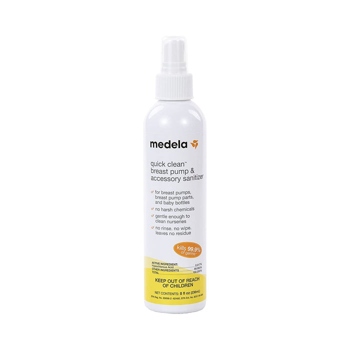 Medela Quick Clean Breast Pump & Accessory Sanitizer Spray - 8oz