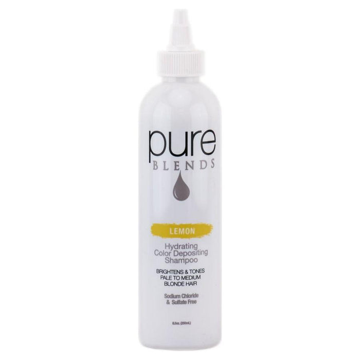 Pure Blends Hydrating Color Depositing Shampoo - Lemon 8.5 oz