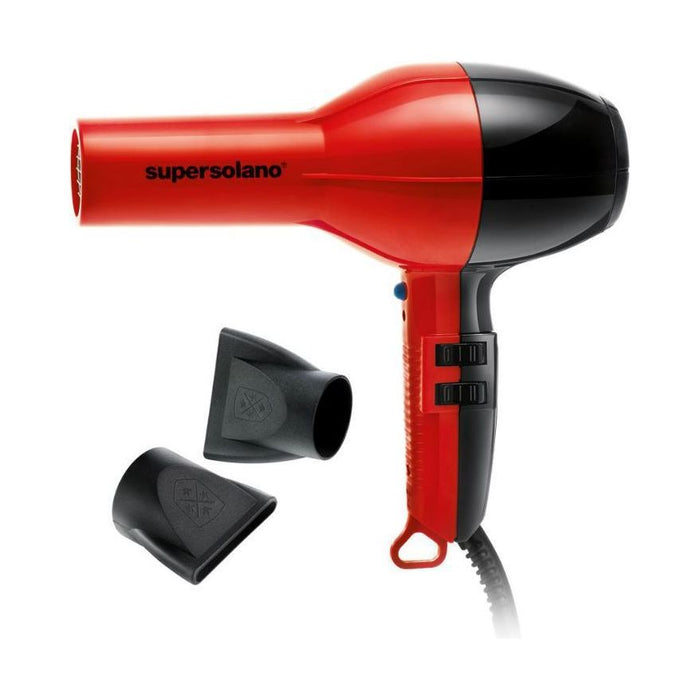 Solano Supersolano 1875 Watt Professional Hair Dryer Red And Black Model 201232
