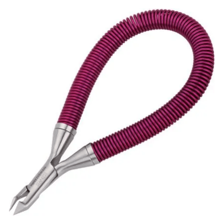 Tweezerman Tweezerman Grip And Snip Spiral Spring Cuticle Nipper Purple Cuticle Nipper
