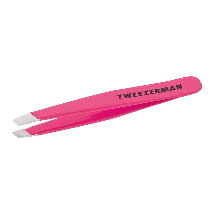 Tweezerman Mini Slant Tweezer Flamingo Pink