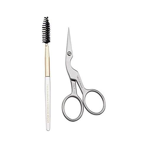 Tweezerman Tweezerman Brow Shaping Scissors And Brush Model No. 2914-r Brow Shaping Scissors and Brush