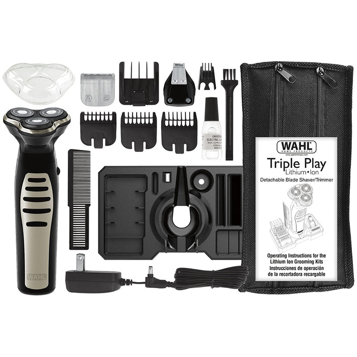 Wahl Triple Play+ Lithium Ion Shaver & Trimmer