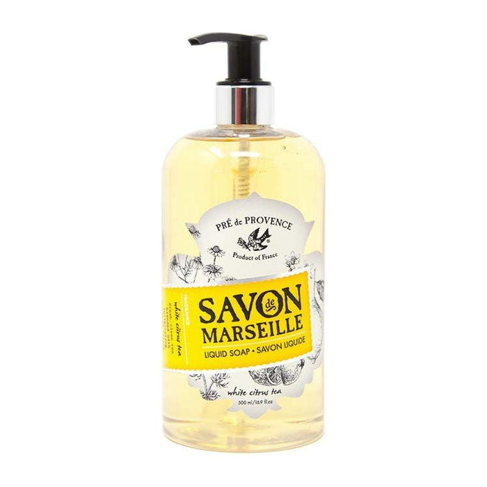 Pre De Provence White Citrustea Savon Marseille Liquid Soap 16.9 Oz