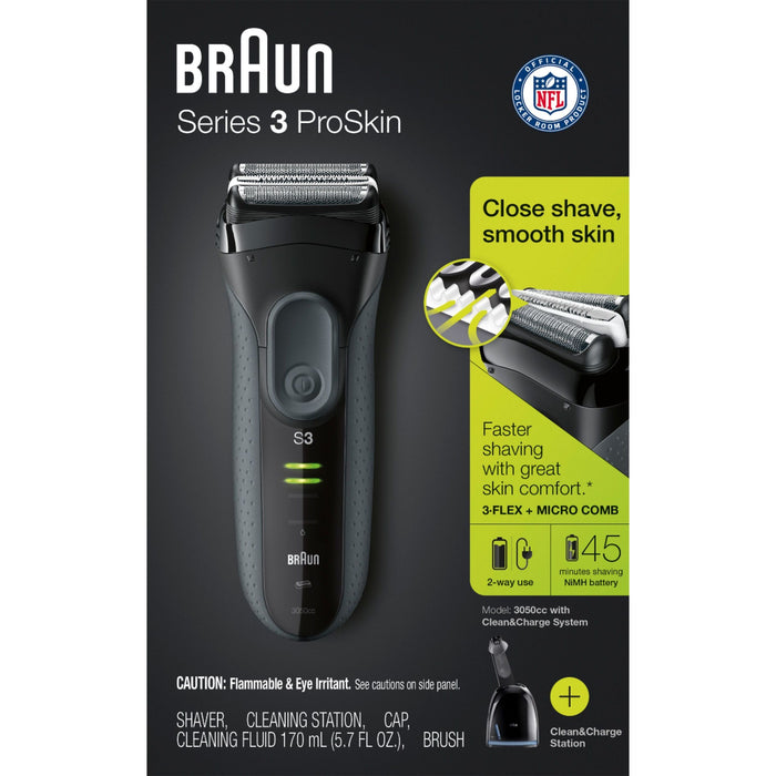Braun series 3 proskin 3000s electric shaver