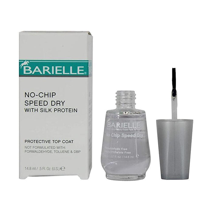 Barielle No-Chip Speed Dry, With Silk Protein Protective Top Coat 0.5 Oz