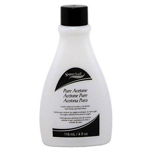 SuperNail Super Nail Pure Acetone Polish Remover 4 oz Nail Polish Remover Light Gray
