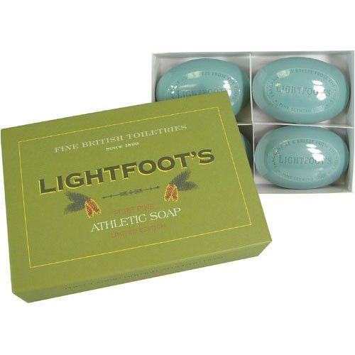 Lightfoots Pure Pine Soap 4 Bar Gift Set 5.8Oz Each Bar