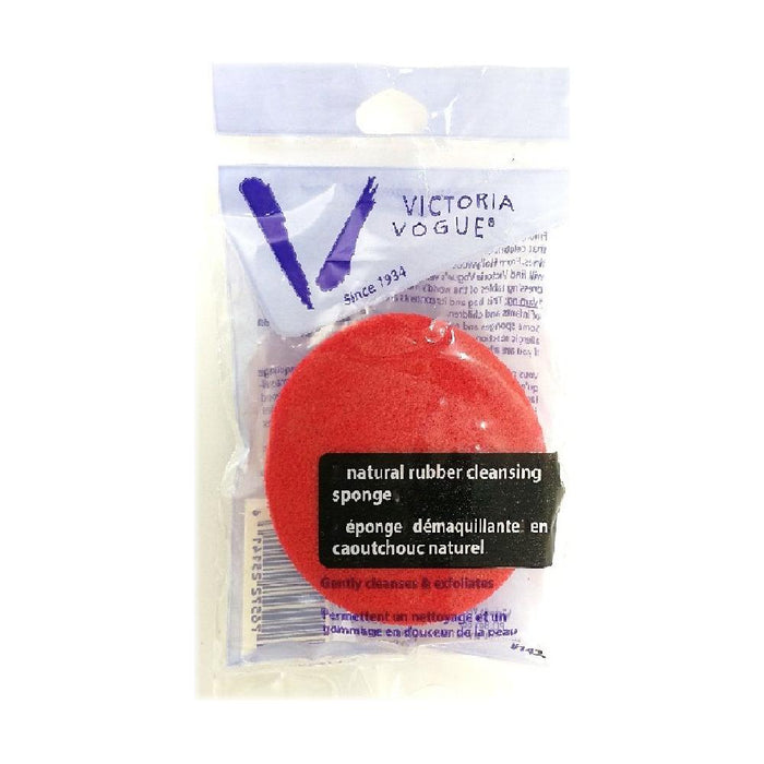 Victoria Vogue Natural Rubber Cleansing Sponges 2pk