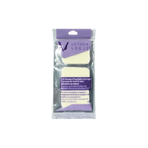 Victoria Vogue Victoria Vogue #230 Oil Resistant Rectangles 3 Ct Makeup Tools