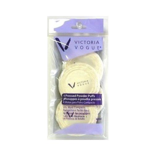 Victoria Vogue Victoria Vogue #449 Satin Top Puffs 2 1/8In. 4 Ct Makeup Tools