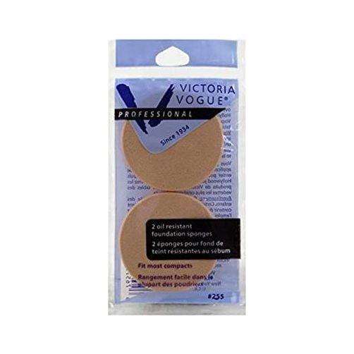 Victoria Vogue Victoria Vogue 2 Oil Resistant Round Sponges Cosmetic Sponges