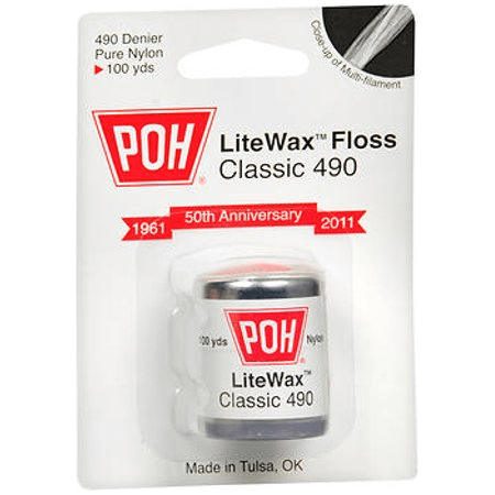 POH POH LiteWax Floss Classic 490 100 yds Each Dental Floss