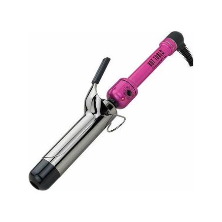 Hot Tools Pink Titanium Salon Curling Iron/Wand  Model # Hpk46  Pink/Silver 1