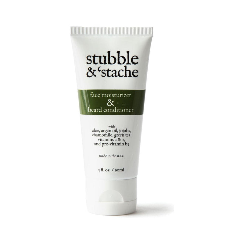 Stubble & 'Stache Stubble & 'Stache Face Moisturizer And Beard Conditioner 3 Oz Beard Conditioner