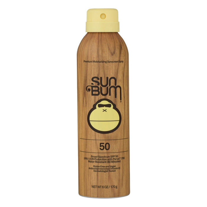 Sun Bum Premium Moisturizing Sunscreen Spray SPF50  6oz