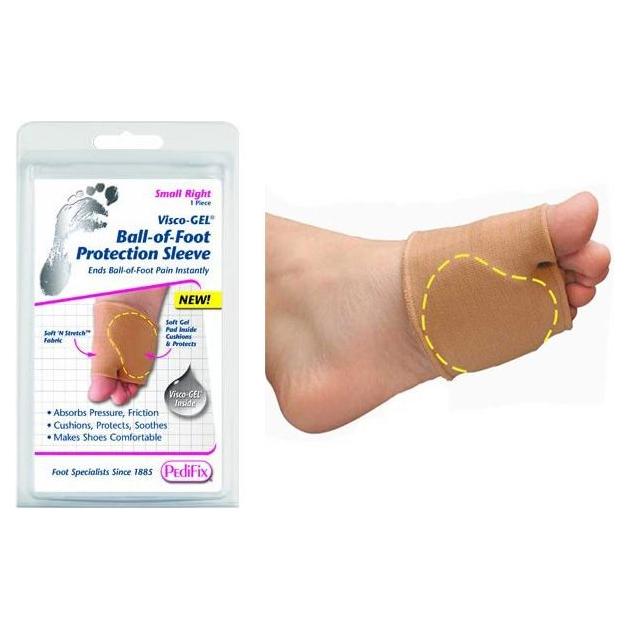 PediFix Visco-Gel Ball of Foot Protection Sleeve - Large Left
