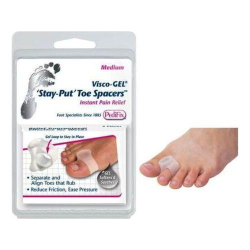 PediFix PediFix Large Stay Put Toe Spacers 2/Pkg Toe Spacers