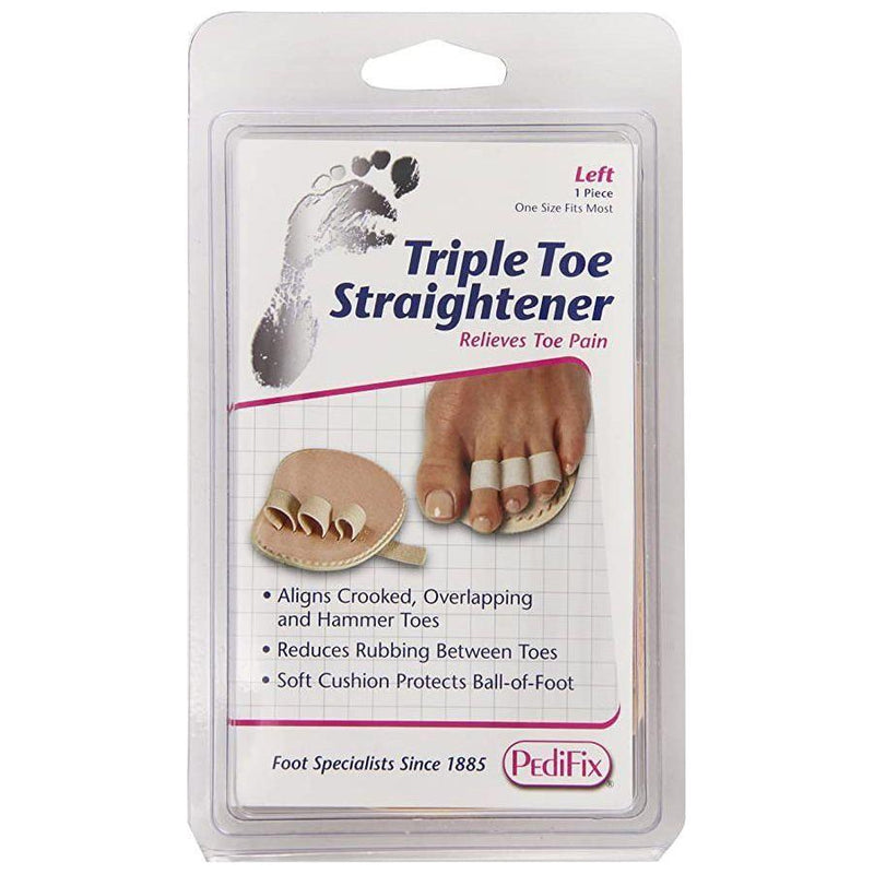 PediFix PediFix Triple Toe Straightener Left Foot 1 ct Toe Straightener