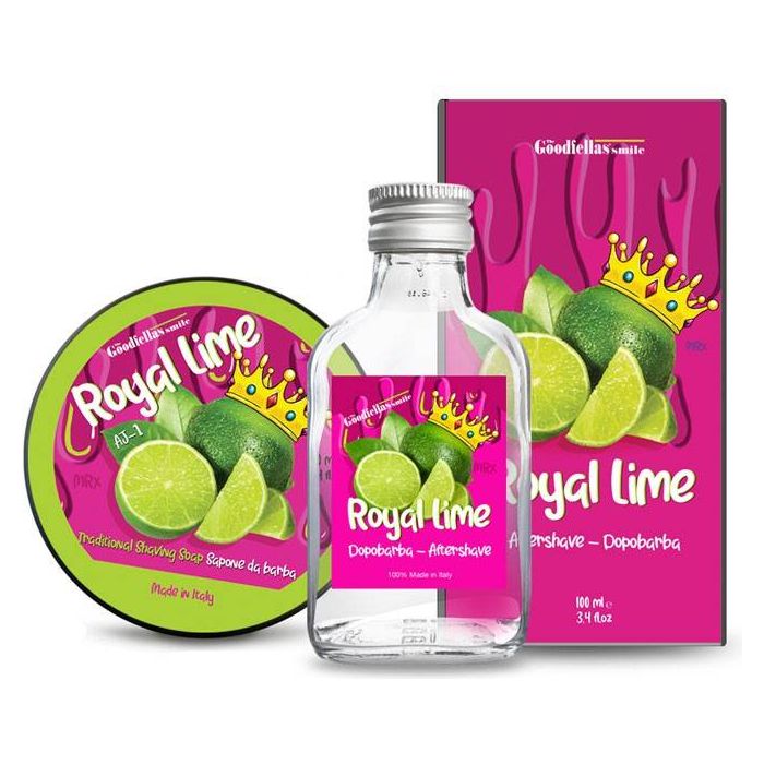 The Goodfellas? Smile Duo Set Royal Lime. Shaving Soap and Aftershave 100ml