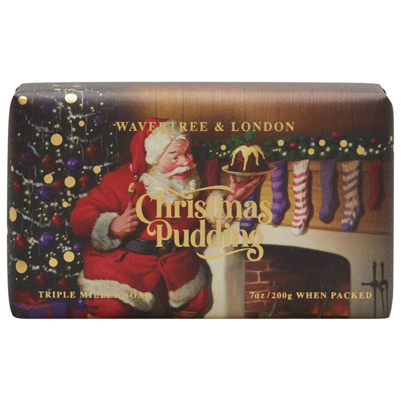 Wavertree & London Wavetree & London Christmas Pudding French Triple Milled Soap 7oz Bar Soap