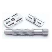 Rex Supply Co. Rex Supply Co. Envoy XL Stainless Steel 3 Piece DE Razor RSC-108 DE Razor